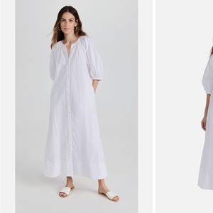 Staud Vincent Dress White size S NWT